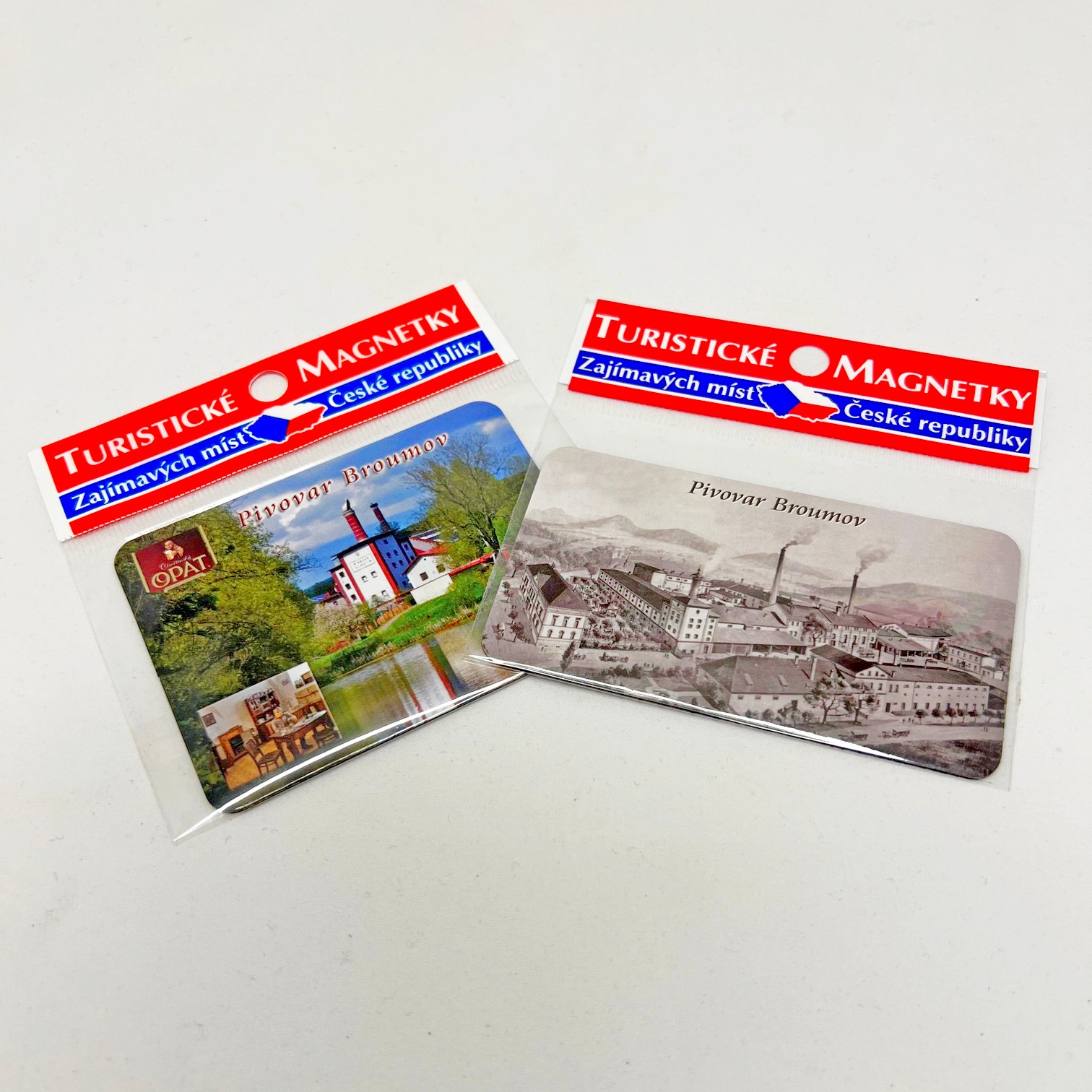 Turistické magnety s pivovarem OPAT - barevný